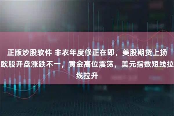 正版炒股软件 非农年度修正在即，美股期货上扬，欧股开盘涨跌不一，黄金高位震荡，美元指数短线拉升